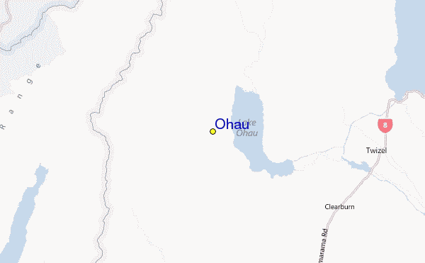Ohau Location Map