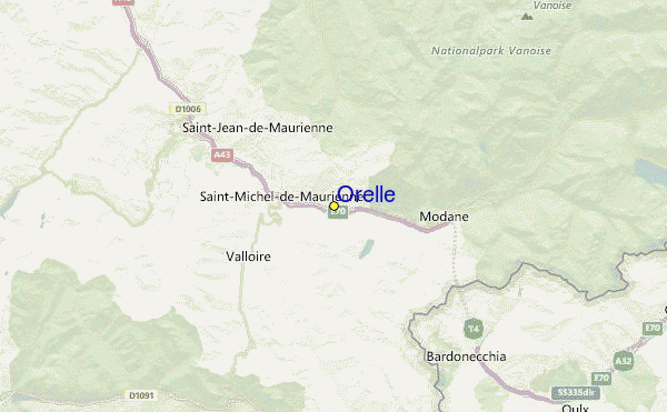Orelle Location Map