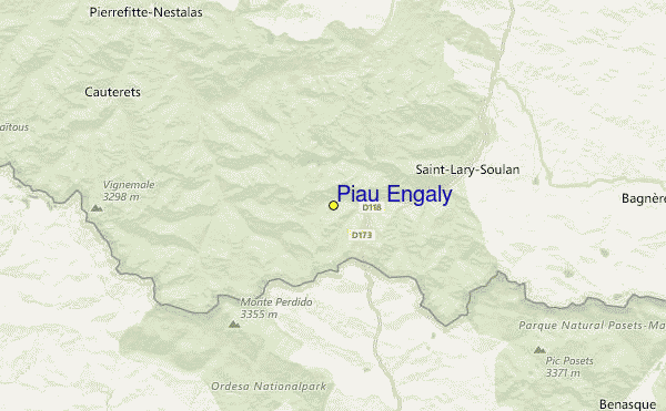Piau Engaly Location Map