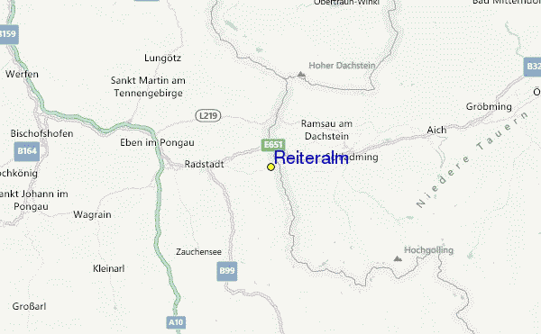 Reiteralm Location Map
