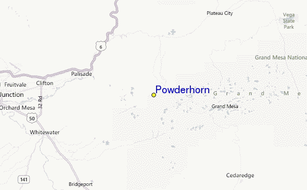 Powderhorn Location Map
