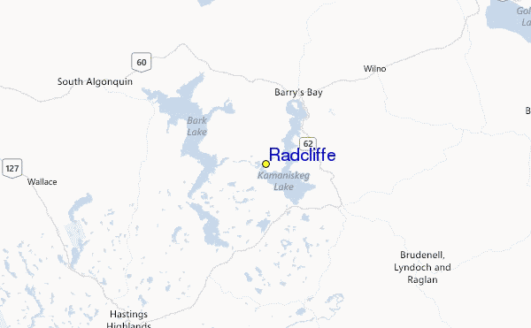 Radcliffe Location Map