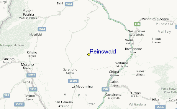 Reinswald Location Map