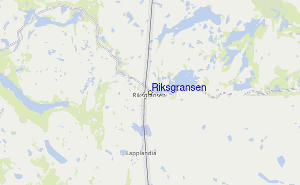Riksgränsen Location Map