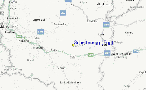 Schetteregg (Egg) Location Map