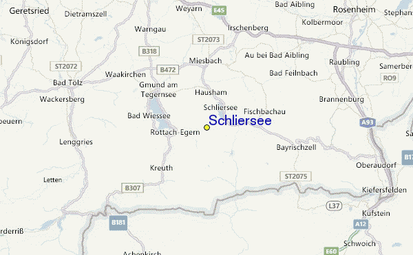 Schliersee Location Map