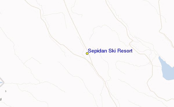 Sepidan Ski Resort Location Map