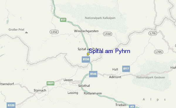 Spital am Pyhrn Location Map