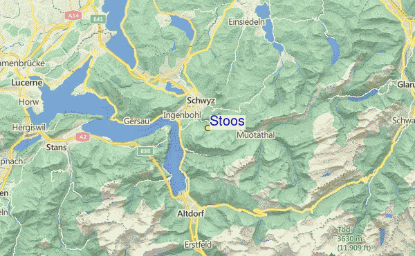 Stoos Location Map