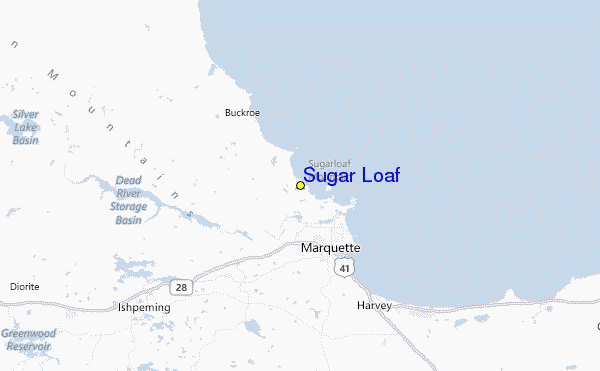 Sugarloaf Ski Lodge (Michigan) Location Map