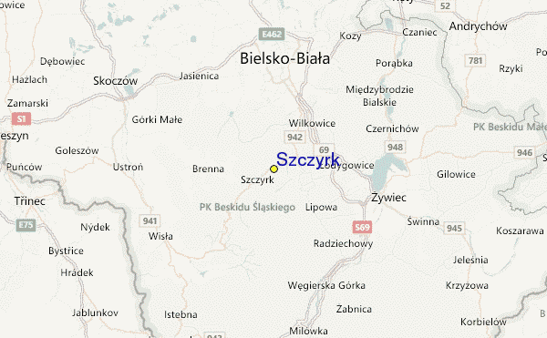 Szczyrk Location Map
