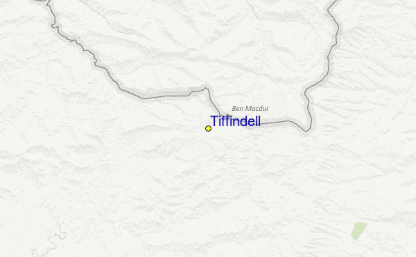 Tiffindell Location Map
