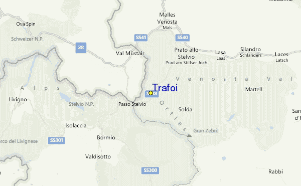 Trafoi Location Map
