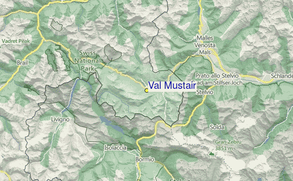 Val Müstair Location Map