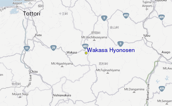 Wakasa Hyonosen Location Map