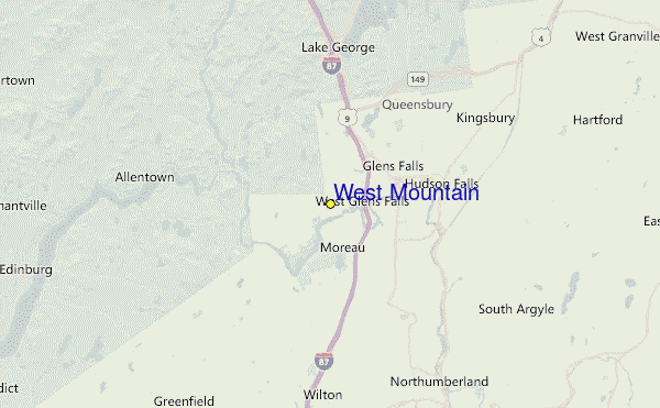 West Mountain Location Map