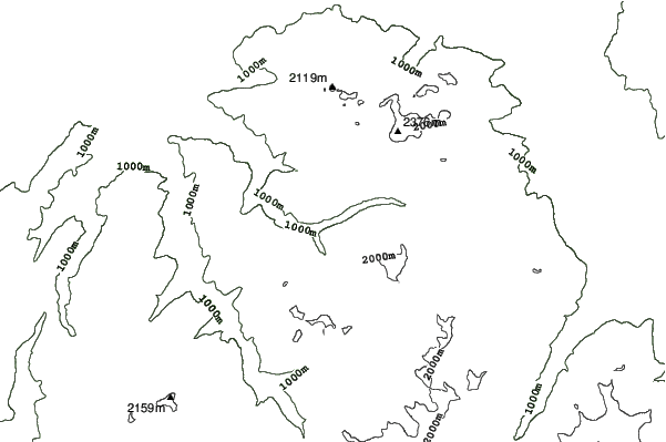 Abondance neighbourhood contours