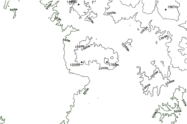 Alts Bandai neighbourhood contours