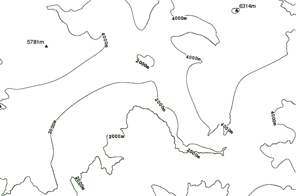 Auli neighbourhood contours