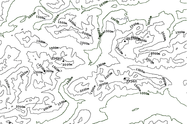 Biberwier neighbourhood contours