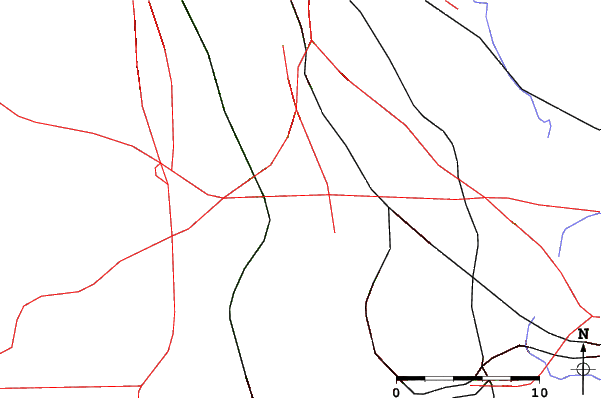 Roads and rivers close to Boston Mills Brandywine