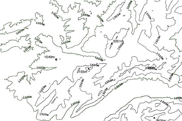 Bumbach / Schangnau neighbourhood contours