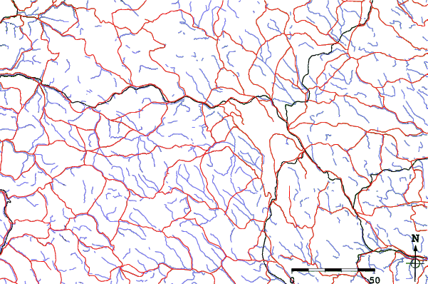 Roads and rivers close to Bydalen