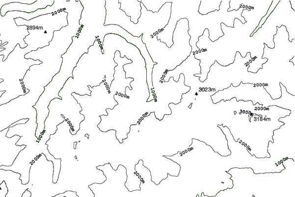 Elm im Sernftal neighbourhood contours