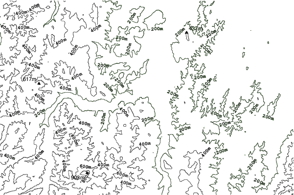 Engaru Rock Valley neighbourhood contours