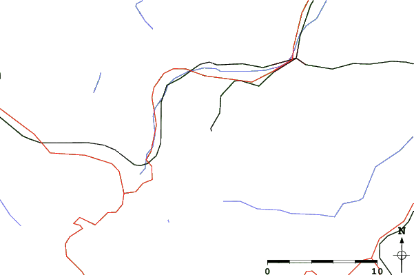 Roads and rivers close to Garmisch-Partenkirchen-Zugspitze