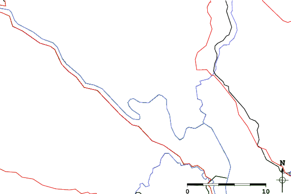 Roads and rivers close to Grafenau