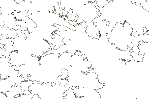 Great Divide neighbourhood contours
