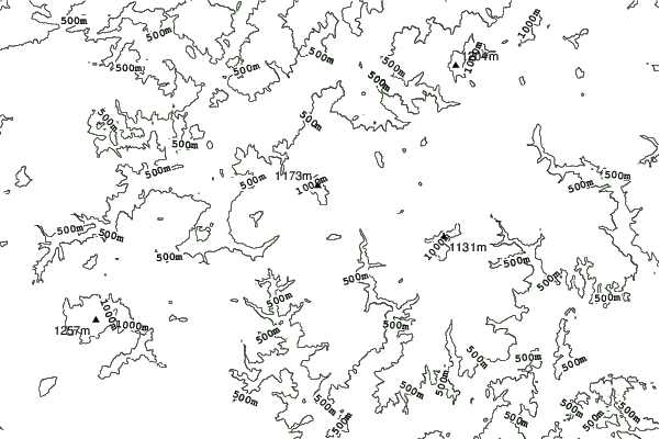 Hanamiyama neighbourhood contours