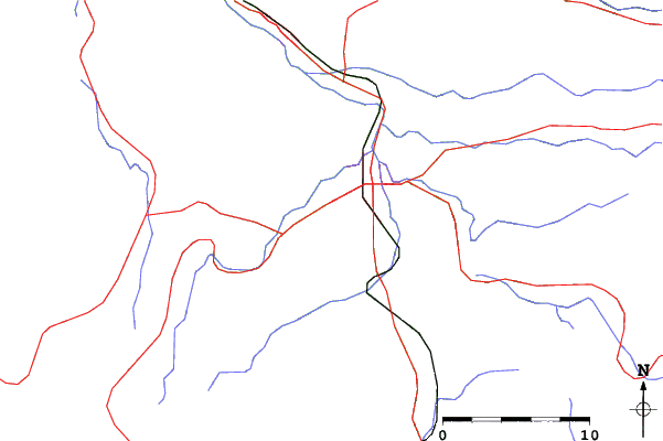 Roads and rivers close to Harayama Shimin