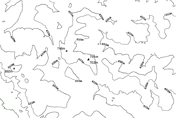 Harwood Common neighbourhood contours