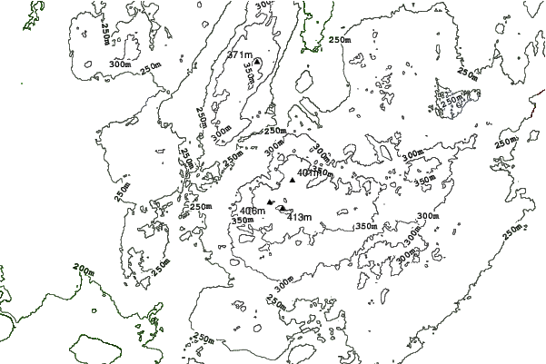 Horseshoe Resort neighbourhood contours