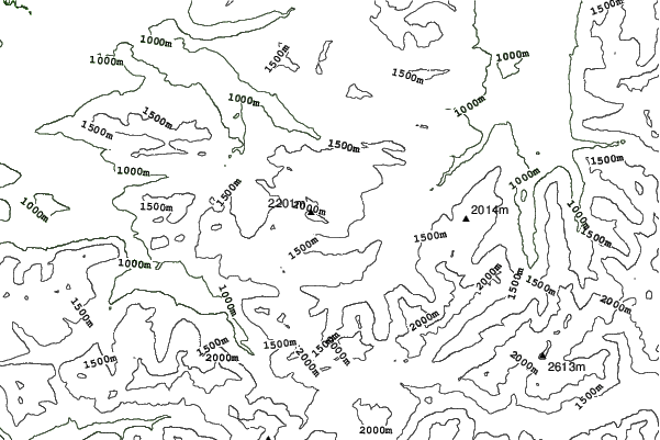 Ifen (Kleinwalsertal) neighbourhood contours