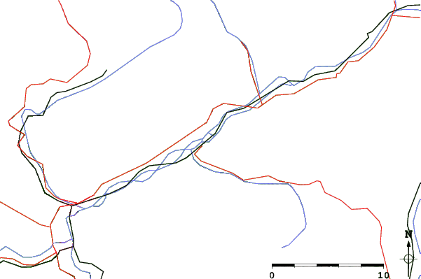 Roads and rivers close to Kindberg Pölzl Lifte
