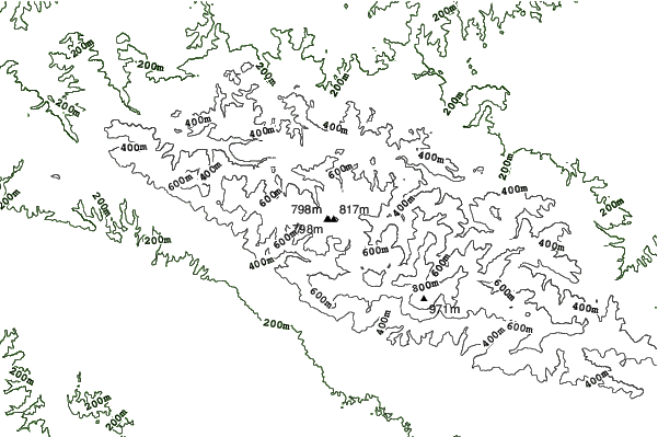Kozara neighbourhood contours