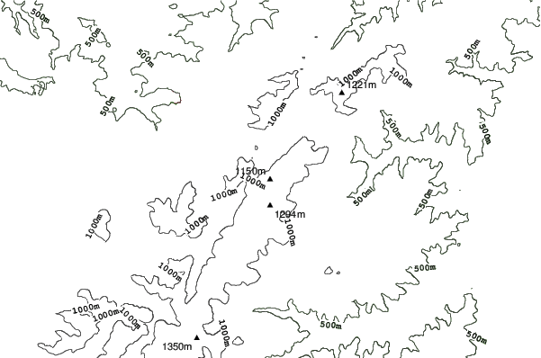 Lac Blanc/Kaysersberg neighbourhood contours