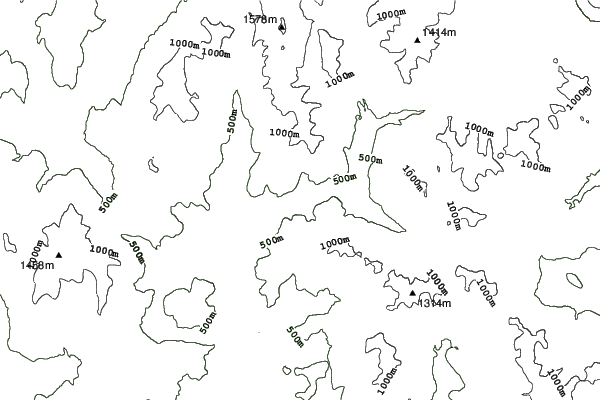 Loon Mountain neighbourhood contours