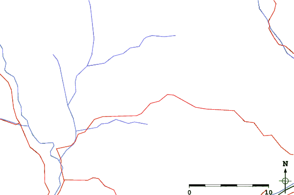 Roads and rivers close to Loup Loup