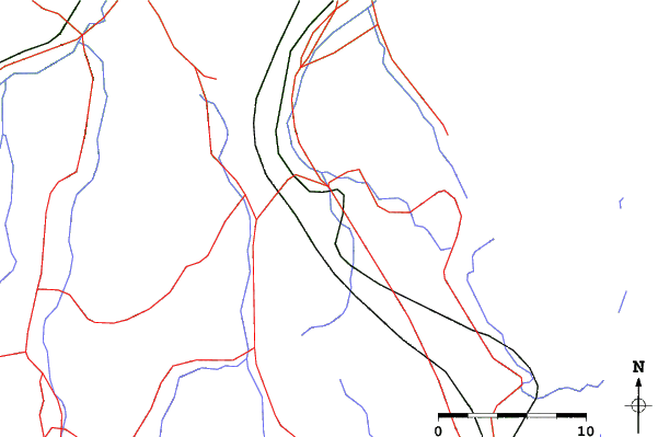 Roads and rivers close to Ludens Yuzawa