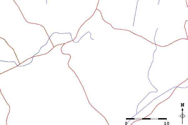 Roads and rivers close to Michlifen