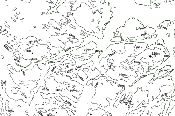 Mont Edouard neighbourhood contours