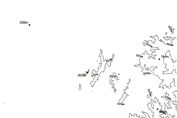 Nagaoka Shiei neighbourhood contours