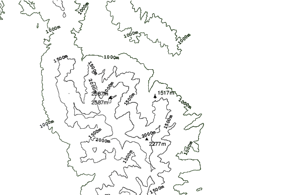 Nizepole-Strezevo neighbourhood contours