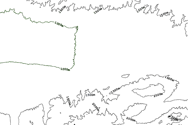 Orlovka Mountain Ski Resort neighbourhood contours