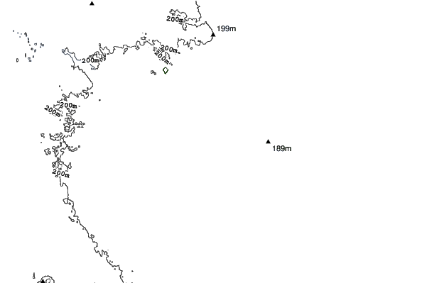Otsego Resort neighbourhood contours
