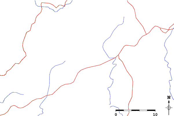 Roads and rivers close to Phoenix Park Ski World